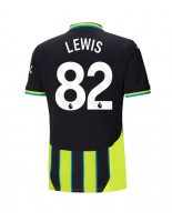 Manchester City Rico Lewis #82 Vieraspaita 2024-25 Lyhythihainen